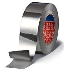 tesa Bandă adezivă, Tesa, argintie, 5 cm x 50 m, aluminiu, autoadezivă, instalator, rezistentă la căldură