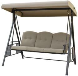 Strend Pro DUBAI balansoar de grădină pentru 3 persoane - gri - 201x125x180cm