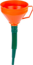 Strend Pro Pâlnie pentru canistră de combustibil, Strend Pro FFX160, portocalie, cu gât flexibil, 160 mm