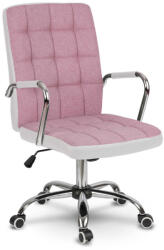 Sofotel Scaun de birou, Sofotel Benton, roz, 95-105 cm, tapițerie din piele ecologică, spătar ergonomic, mecanism de balans, reglare pe înălțime cu lift pe gaz, roți cauciucate, sarcină maximă 120 kg