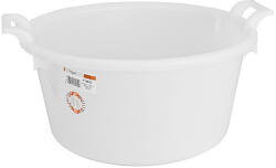 Ics Lighean, ICS P9052, alb, 30 l, plastic, diametru: 52 cm, înălțime: 24 cm, rotund