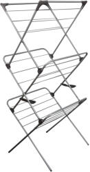 ModernHome Uscător de rufe, ModernHome JM-3-18G, 3 niveluri, 58 × 55 × 138 cm, pliabil, cu suprafață de uscare de 15 metri, picioare antiderapante, oțel și plastic, lățime 58 cm