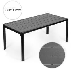 MultiGarden Masă de grădină, MultiGarden NSAK-180-4-1, gri, 180 x 90 cm, 8 persoane, înălțime: 74 cm, blat compozit Polywood, cadru din oțel vopsit în câmp electrostatic, greutate maximă suportată: 100 kg