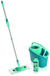 Leifheit Set mop, Leifheit 52127 Clean Twist M Ergo + Power Cleaner, cu găleată și mop, stoarcere centrifugă, articulație 360°, pentru pardoseli din lemn sensibile