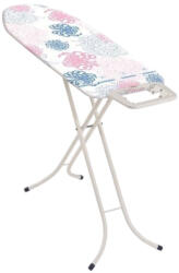Leifheit 72577 Classic M Basic masă de călcat, albă, cu suprafață de călcare 120 × 30 cm, cu înălțime reglabilă 76-87 cm, cu suport stabil pentru fier și blocare de siguranță, cu design compact, pliabil