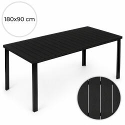 MultiGarden Masă de grădină, MultiGarden SAK-180-1-1, negru, 180 x 90 cm, pentru 8 persoane, înălțime: 74 cm, blat HDPE, cadru din oțel vopsit în câmp electrostatic, capacitate de încărcare: 100 kg