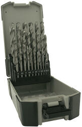 Strend Pro Set de burghie pentru metal, Strend Pro Premium 4241, 19 buc. , coadă cilindrică, diametru: 1 - 10 mm, oțel rapid HSS 4241, DIN 338 Burghiu