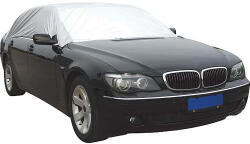  Prelată auto, Strend Pro MCA TC106, 234 x 147 x 51 cm, argintiu, rezistentă la intemperii, protecție împotriva grindinii și căldurii, PE (polietilenă), mărimea S