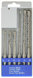 Strend Pro Set de burghie pentru beton, Strend Pro SD059, 6 buc, prindere SDS+, diametru: 6 - 10 mm Burghiu