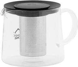 MagicHome Ceainic, MagicHome TP003, 1500 ml, transparent, sticlă borosilicată, cu filtru din oțel inoxidabil, capac din plastic, lavabil la mașina de spălat vase