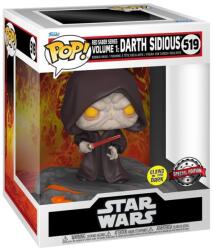 Funko Figurină de colecție Funko Pop! Deluxe Star Wars: Red Saber Series Volume 1 - Darth Sidious #519 - fosforescentă - Special Edition Figurina