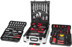Strend Pro Set de scule, Strend Pro S873, 117 piese, în valiză, cu chei tubulare 1/4" și 1/2", clești și șurubelnițe Trusa unelte