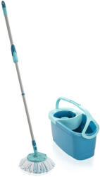 Leifheit Set de mop, Leifheit 52101 Clean Twist Disc Mop Ergo, 20 l, microfibră, cu cameră de centrifugare, cu găleată ergonomică, cu articulație flexibilă