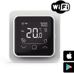 Falcon FALCON U-HEAT WiFi Control Touch szobatermosztát padlóhőmérséklet érzékelővel - elektromos padlófűtéshez (fehér) (825870)