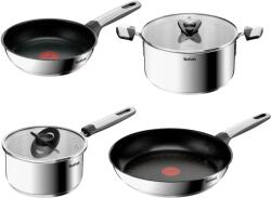 Tefal Set de vase pentru gătit EMOTION+, set de 6 buc, oțel inoxidabil, Tefal (TEF2100145537)