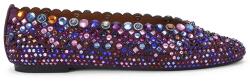 Kurt Geiger London balerini din piele întoarsă Jewel Perf Ballerina Purple 9BY2-OBDYLP_99X (5807990209)