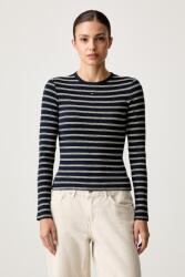 Tommy Jeans longsleeve pentru femei din bumbac cu elastan PPYH-BUD01E_59D (DW0DW17387)