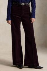 Ralph Lauren pantaloni evazați flare pentru femei cu bumbac 9BY2-SPDZS1_49X (211B17556)