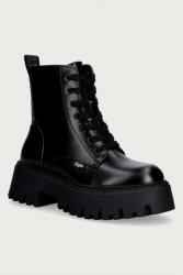 Buffalo bocanci cu platformă pentru femei Aspen Lace Up 9BY2-OBDWGC_99X (1622588.BLK)