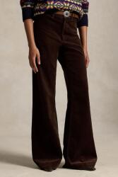 Ralph Lauren pantaloni evazați flare pentru femei cu bumbac 9BY2-SPDZS1_89X (211B17556)
