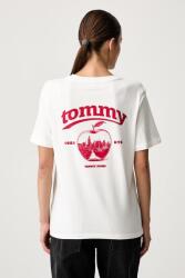 Tommy Jeans tricou pentru femei din bumbac 9BY2-TSDZ84_00X (DW0DW23526)