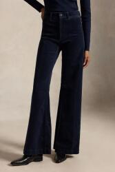 Ralph Lauren pantaloni evazați flare pentru femei cu bumbac 9BY2-SPDZS1_59X (211B17556)