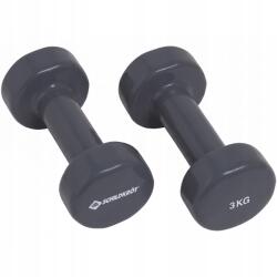Scud Sk Fitness vinil súlyzó 2x3 kg fekete edzéshez (960007)