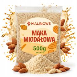 Malinowe Mandulaliszt 500g Őrölt Mandula Természetes Prémium (5903018604978)