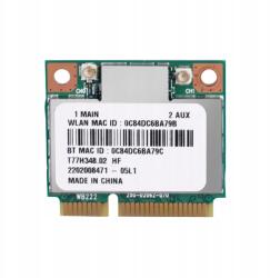  Wifi Kártya 2.4G/5GHZ AR5B22 Mini Pci-e 300 Mbps Bluetooth 4.0 (FFDHV8906)