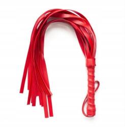INTIMEO Piros Erotikus Bőr 58cm Bdsm korbács (0179)