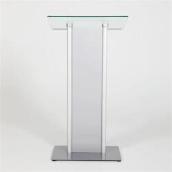 Casio Előadói pulpitus, üveg fedlap, előlappal, 111 cm (IC3246)