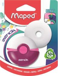 Xerox Radír, műanyag tokos, utántöltővel, MAPED "Zenoa", vegyes színek (IMA133200)