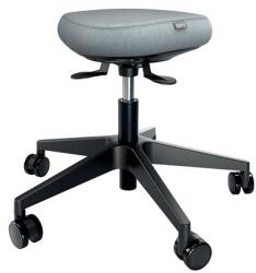 PARKER Munkaszék, görgős, ergonomikus, LEITZ "Ergo Comfort Active", világosszürke (E65770095)