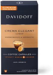 BLAKE Kávékapszula, Nespresso® kompatibilis, 10 db, DAVIDOFF "Crema Elegant Lungo (KHK1067)