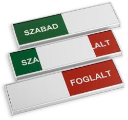 SENATOR Információs tábla, 200x62 mm, ANTRA "Szabad-Foglalt (IC28080321)