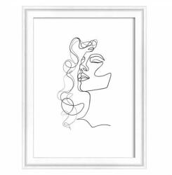 Casio Képkeret, fa, 13x18 cm, "Silhouette", fehér (DKLS008)
