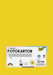 468 Dekorkarton, 2 oldalas, A4, 300 g, 50 lap, FOLIA, aranysárga (FL6145015)