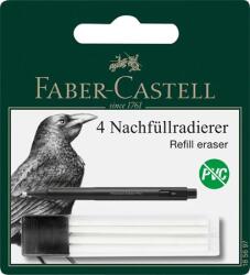 DURABLE Pótbél precíziós radírstifthez, 4 darabos, FABER-CASTELL (TFC185697)