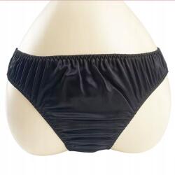 INTIMEO Selyem bugyi Bugyi Mid Rise Fekete L Mulberry 6A 19 Momme Intimeo (001SilkPantyClassic)