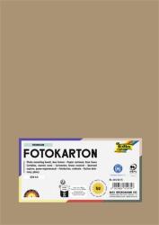 468 Dekorkarton, 2 oldalas, A4, 300 g, 50 lap, FOLIA, őzbarna (FL6145075)
