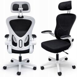 Rezino Irodai Szék Ergonomikus Forgószék Állítható Fejtámla A Munkához (FOTEL BIUROWY ERGONOMICZNY KRZESŁO OBROTOWE)