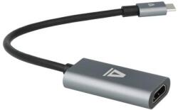 472 Adapter, USB-C/HDMI, AVAX "AD603", fekete-alumínium (AXAD603)