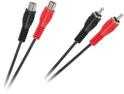 RCA hosszabbító kábel, 2RCA dugó - 2RCA aljzat 3m (KPO2661-3)
