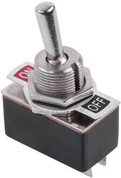  PRK0041 Billenőkapcsoló kétállású ON-OFF, Fekete 250v 30A KN3-1 (PRK0041)
