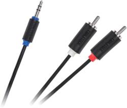 Cabletech KPO3952-3 Jack - RCA kábel, 3, 5mm sztereó jack dugó - 2RCA dugó, 3m (KPO3952-3)