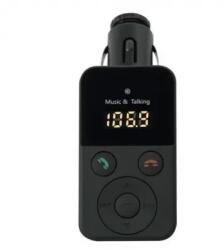  FM Transmitter bluetooth kihangosítással, USB/MicroSD (TRANS025)