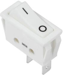  PRK0083 Billenőkapcsoló kétállású ON-OFF, fehér 250V 16A (PRK0083)