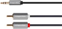 Krüger&Matz 3, 5 jack - 2RCA kábel 100cm Krüger&Matz (KM1218)