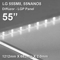  Diffúzor panel LG 55coll LED TV-be, 55SM sorozat, 1212x682x2mm