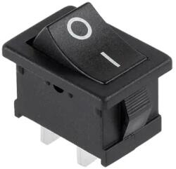 Cabletech PRK0001A. 1 Billenőkapcsoló, kétállású ON-OFF, fekete, 250V 3A (PRK0001A.1)